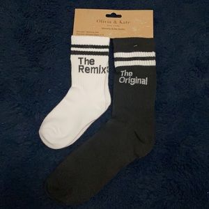 NWT Olivia & Kate New York Mommy & Me Socks One Pair/Mommy Size One Pair/Kid